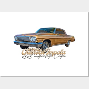 1962 Chevrolet Impala SS Hardtop Coupe Posters and Art